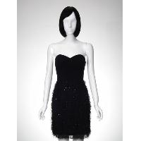 Mesh Applique Woven Dress